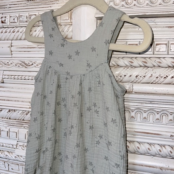 Zara + Siix | Green Baby Romper and Dress bundle - Picture 5 of 8